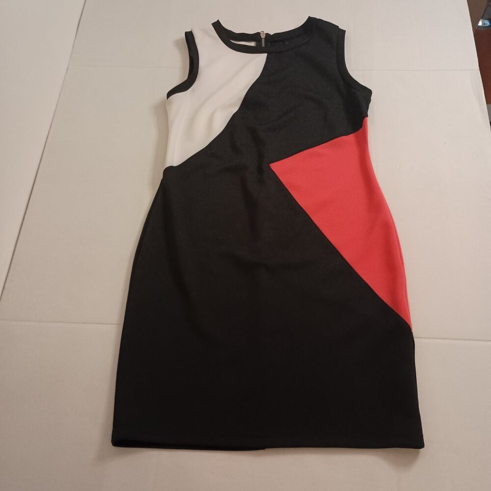 Cynthia Rowley Women’s Business Casual Colorblock Sheath Dress Size 12 - Picture 7 of 13